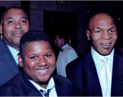 Rodney Tyson with his brother Mike Tyson